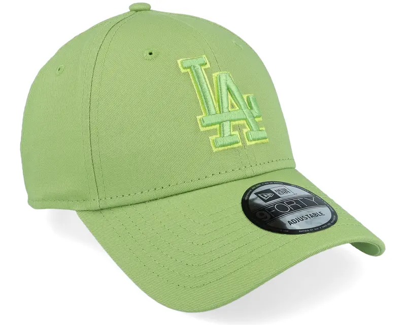 New Era Los Angeles Dodgers Team Outline 9FORTY Green Adjustable online