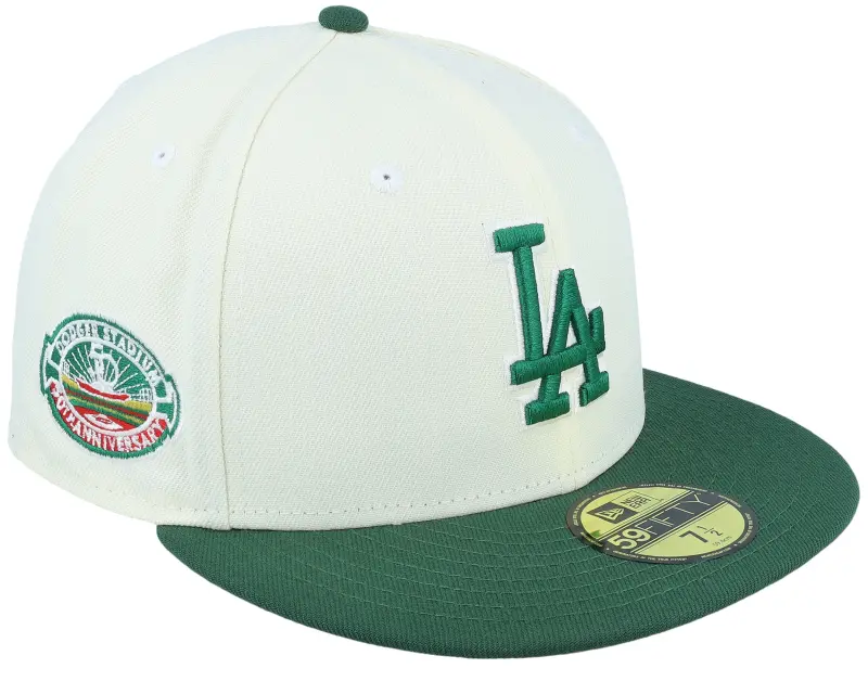 New Era Los Angeles Dodgers Telescope 59FIFTY Chrome/Green Fitted online