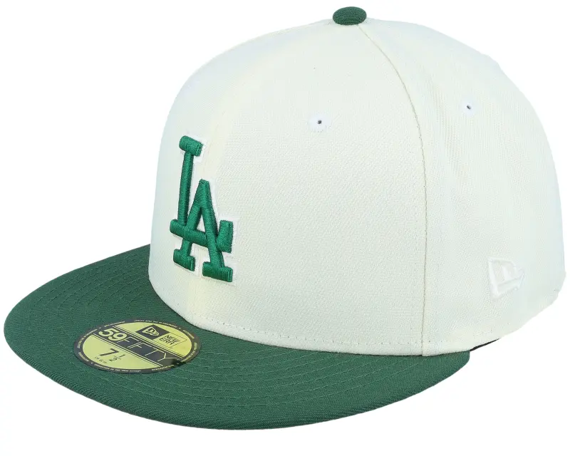 New Era Los Angeles Dodgers Telescope 59FIFTY Chrome/Green Fitted online