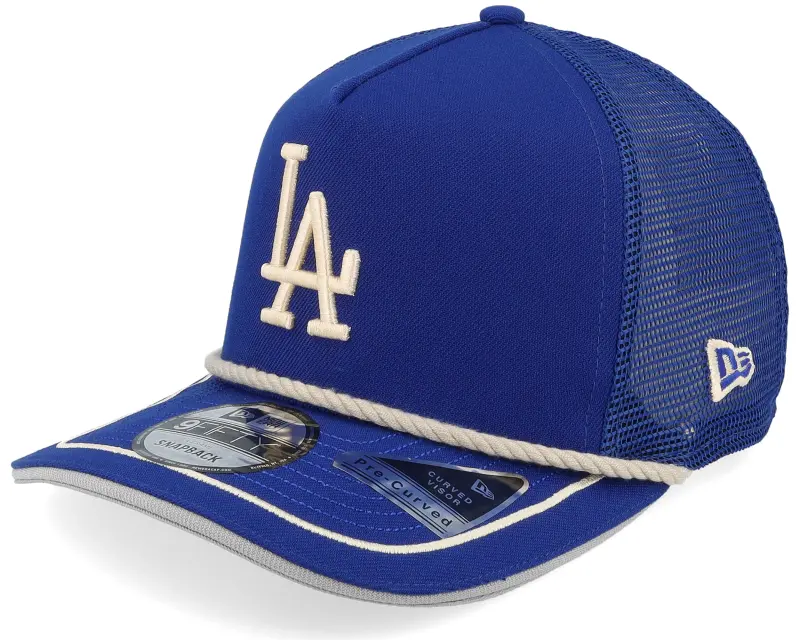New Era Los Angeles Dodgers Vintage Team Rope 9FIFTY Royal A-frame Trucker online