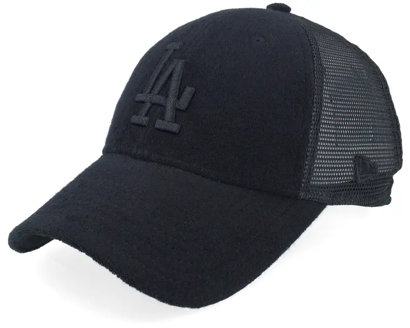 New Era Los Angeles Dodgers Womens Fabric 9FORTY Black Trucker online