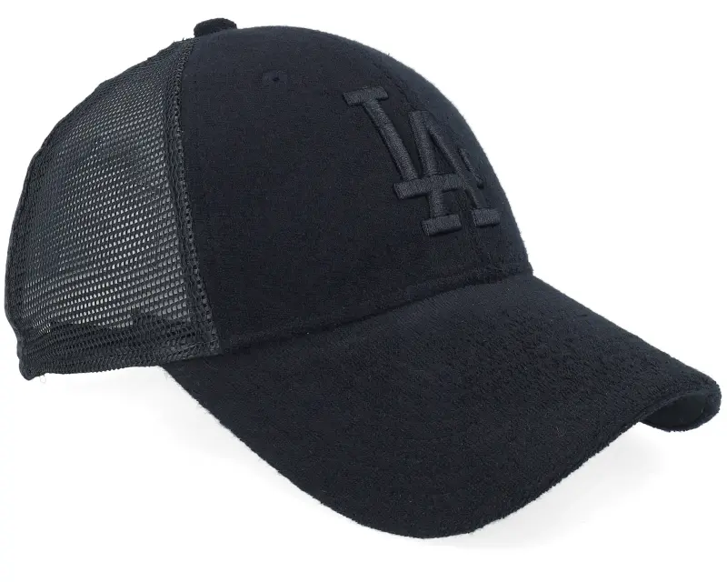 New Era Los Angeles Dodgers Womens Fabric 9FORTY Black Trucker online
