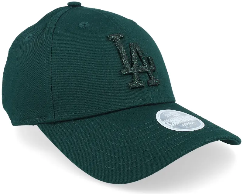 New Era Los Angeles Dodgers Womens Metallic 9FORTY Dark Green Adjustable online