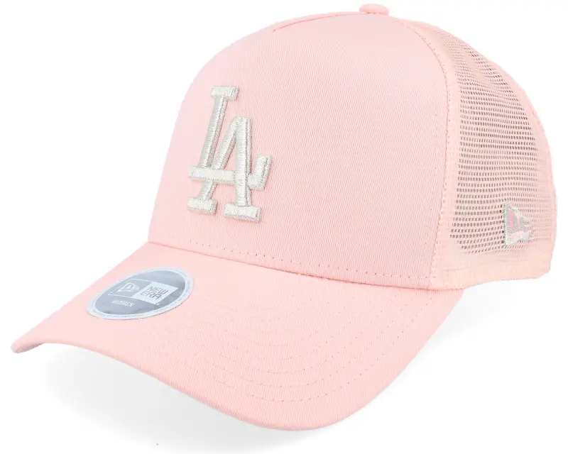 New Era Los Angeles Dodgers Womens Metallic Pink Trucker online