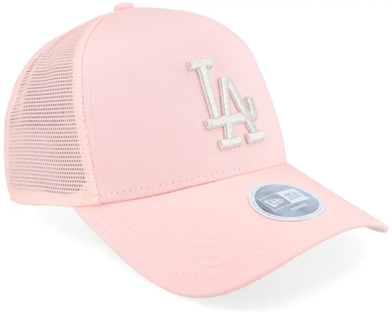 New Era Los Angeles Dodgers Womens Metallic Pink Trucker online