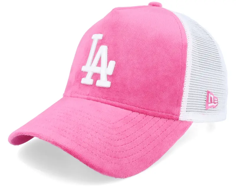 New Era Los Angeles Dodgers Womens Velour Pink/White Trucker online