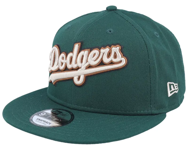 New Era Los Angeles Dodgers Wordmark Patch 9FIFTY Dark Green Snapback online