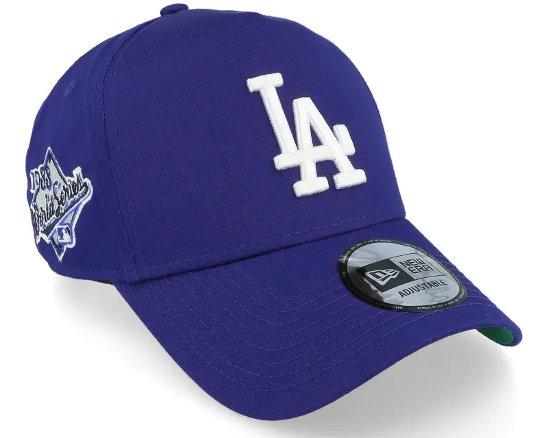 New Era Los Angeles Dodgers World Series Patch 9FORTY Royal A-Frame_Adjustable online