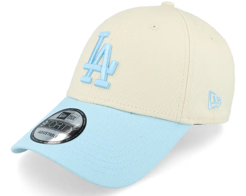 New Era Los Angeles Dodgers World Series Patch 9FORTY White/Light Blue Adjustable online