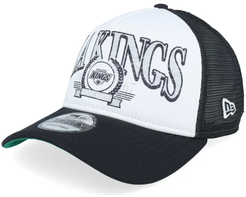 New Era Los Angeles Kings 9FORTY White/Black A-frame Trucker online