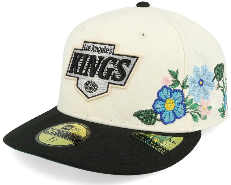 New Era Los Angeles Kings Tonal Florals Off White/Black/Green UV Fitted online
