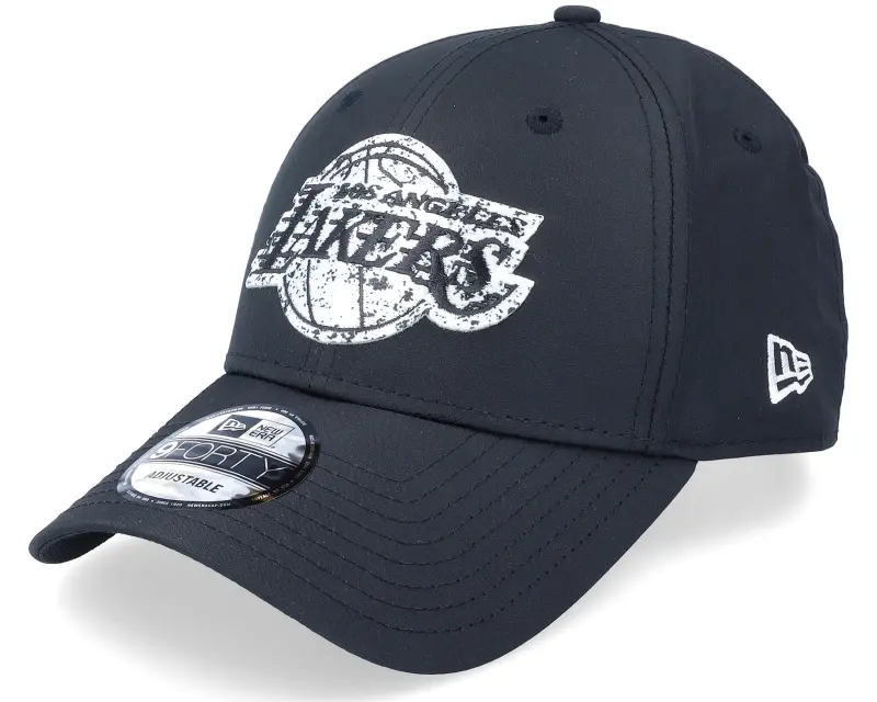 New Era Los Angeles Lakers Black White 9FORTY Black Adjustable online