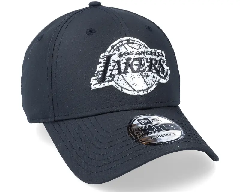New Era Los Angeles Lakers Black White 9FORTY Black Adjustable online
