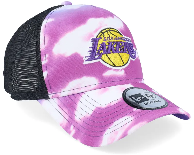 New Era Los Angeles Lakers Cloud All Over Print Purple/White/Black Trucker online