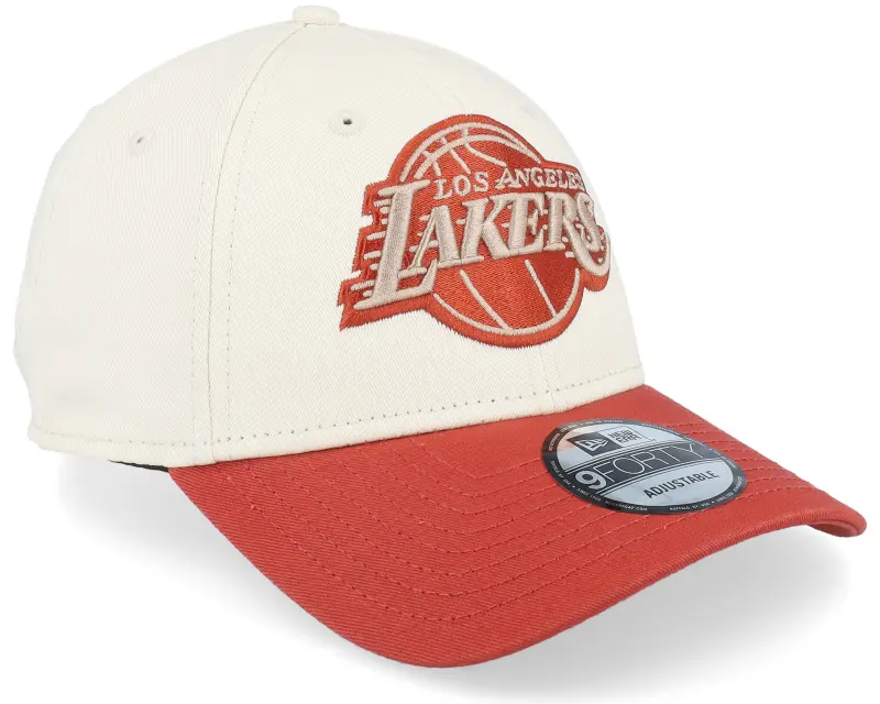 New Era Los Angeles Lakers Colour Block 9FORTY Stone/Copper Adjustable online