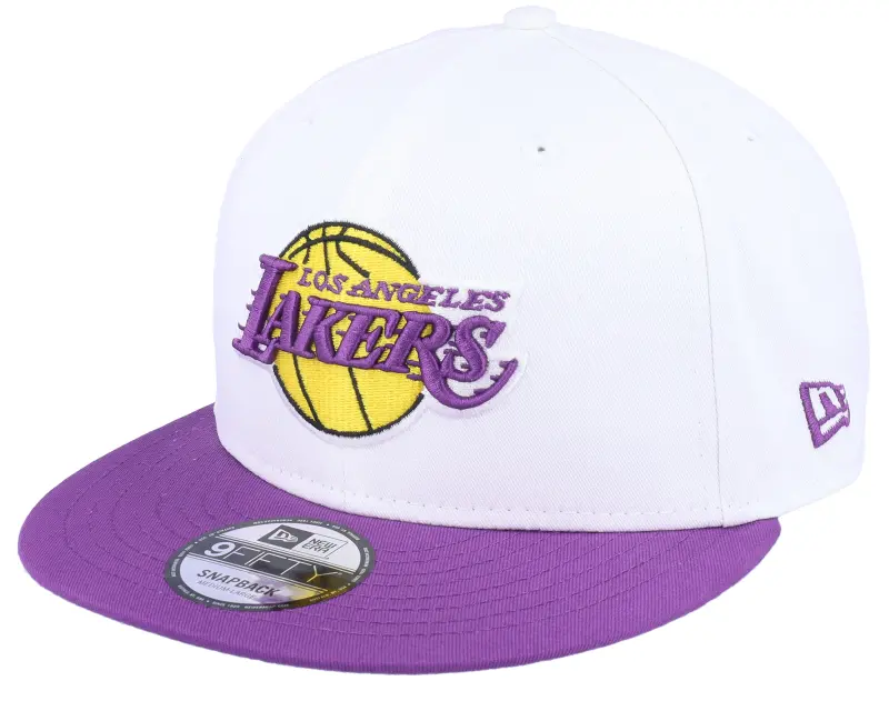New Era Los Angeles Lakers Crown Team 9FIFTY White/Purple Snapback online