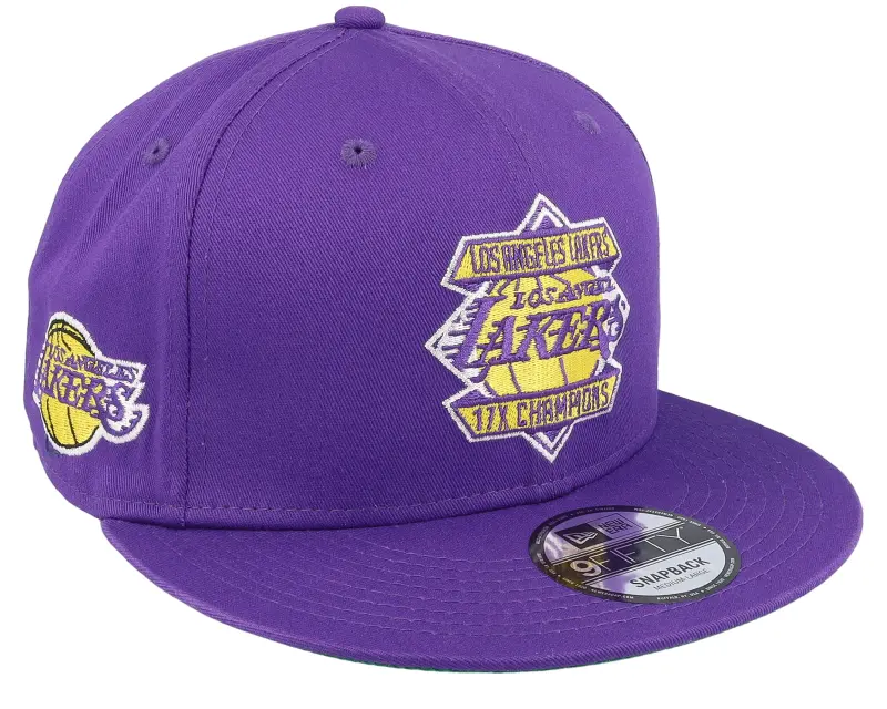 New Era Los Angeles Lakers Diamond Patch 9FIFTY Purple Snapback online