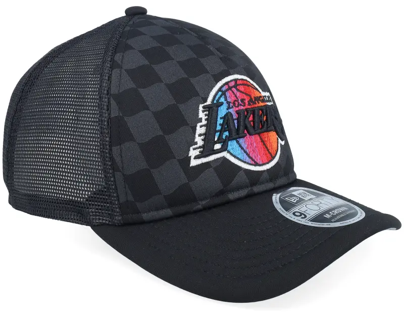 New Era Los Angeles Lakers Gradient Raceway Black Trucker online