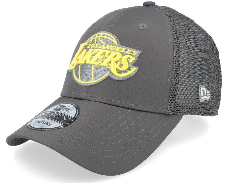 New Era Los Angeles Lakers Home Field 9FORTY Grey Trucker online