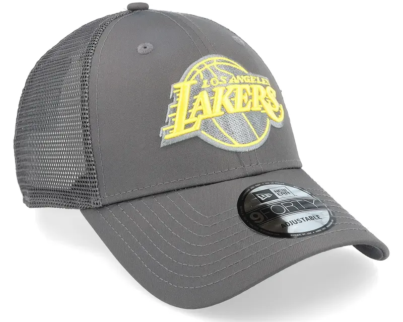 New Era Los Angeles Lakers Home Field 9FORTY Grey Trucker online