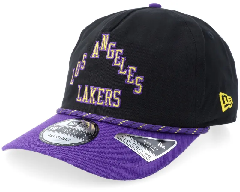 New Era Los Angeles Lakers NBA 9TWENTY Black/Purple A-frame Adjustable online