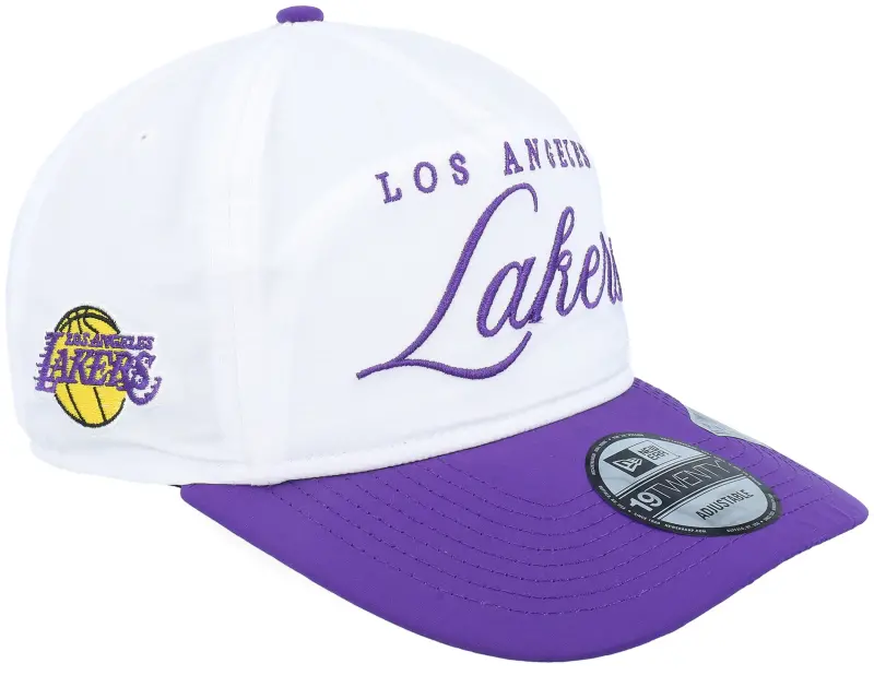 New Era Los Angeles Lakers NBA Draft 19TWENTY Golfer White/Purple A-Frame online