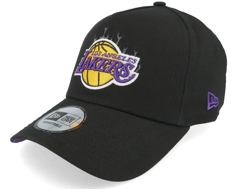 New Era Los Angeles Lakers NBA Flame Black A-frame Adjustable online