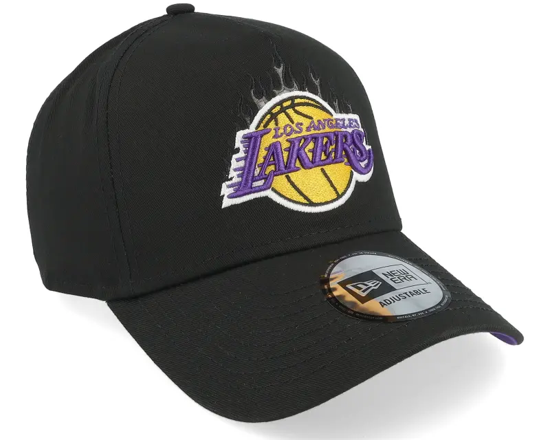 New Era Los Angeles Lakers NBA Flame Black A-frame Adjustable online