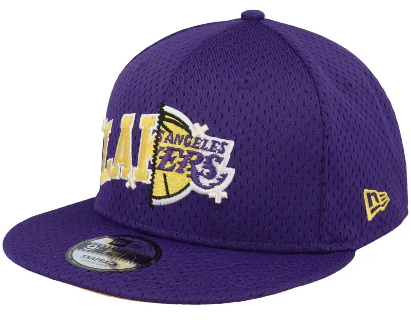 New Era Los Angeles Lakers NBA Half Stitch 9FIFTY Purple Snapback online