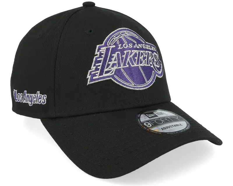 New Era Los Angeles Lakers NBA Metallic 9FORTY Black Adjustable online