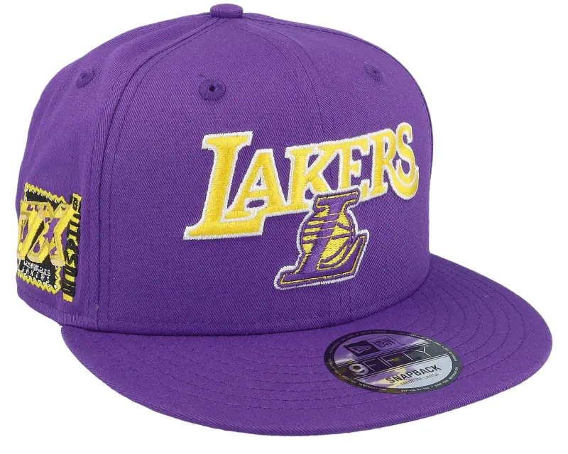 New Era Los Angeles Lakers NBA Patch 9FIFTY Purple Snapback online