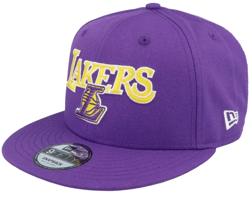 New Era Los Angeles Lakers NBA Patch 9FIFTY Purple Snapback online