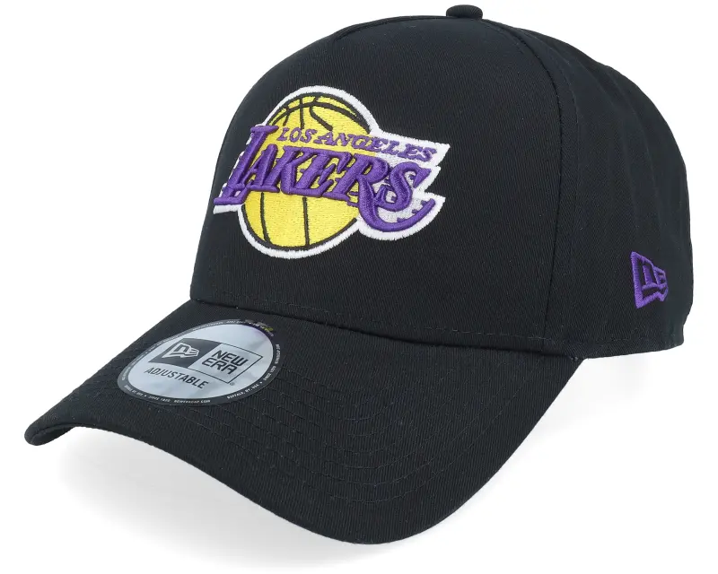 New Era Los Angeles Lakers NBA Patch Black A-frame Adjustable online