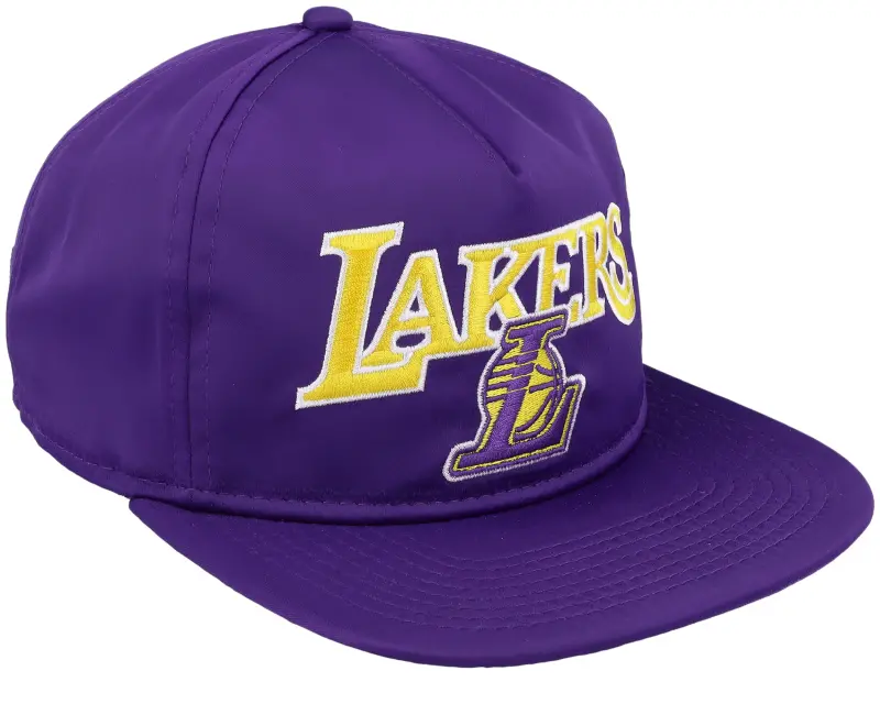 New Era Los Angeles Lakers NBA Patch Retro Golfer True Purple/Yellow Snapback online