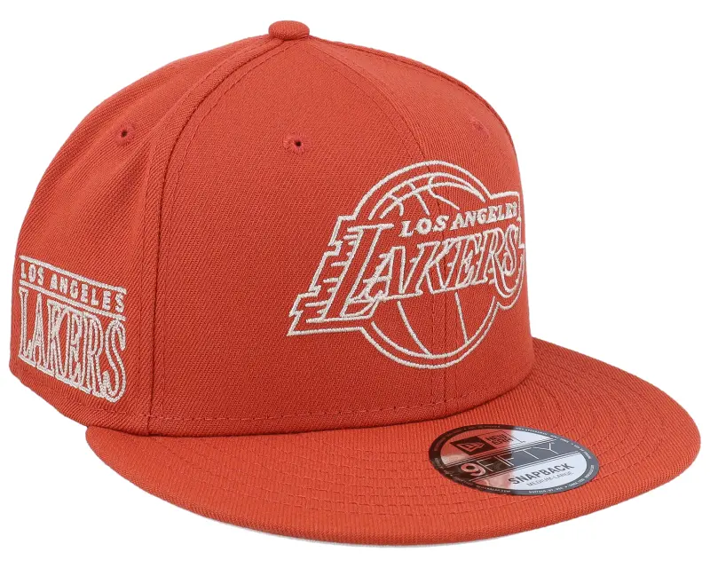 New Era Los Angeles Lakers NBA Wordmark 9FIFTY Copper Snapback online