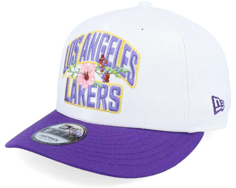New Era Los Angeles Lakers NBA Wordmark 9FIFTY White/Purple Adjustable online