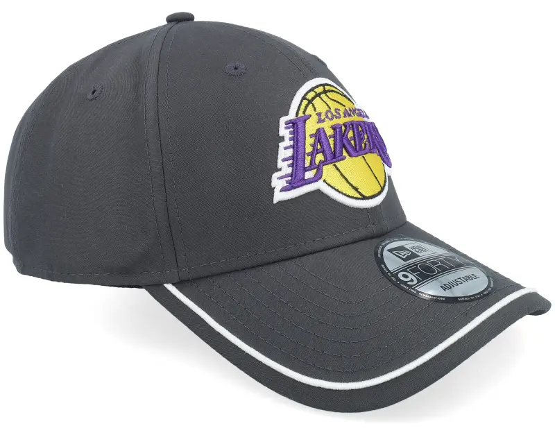 New Era Los Angeles Lakers Piping 9FORTY Charcoal Adjustable online