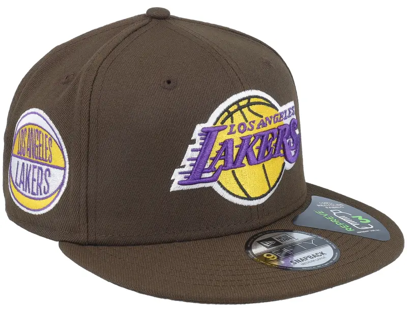 New Era Los Angeles Lakers Repreve 9FIFTY Brown Snapback online