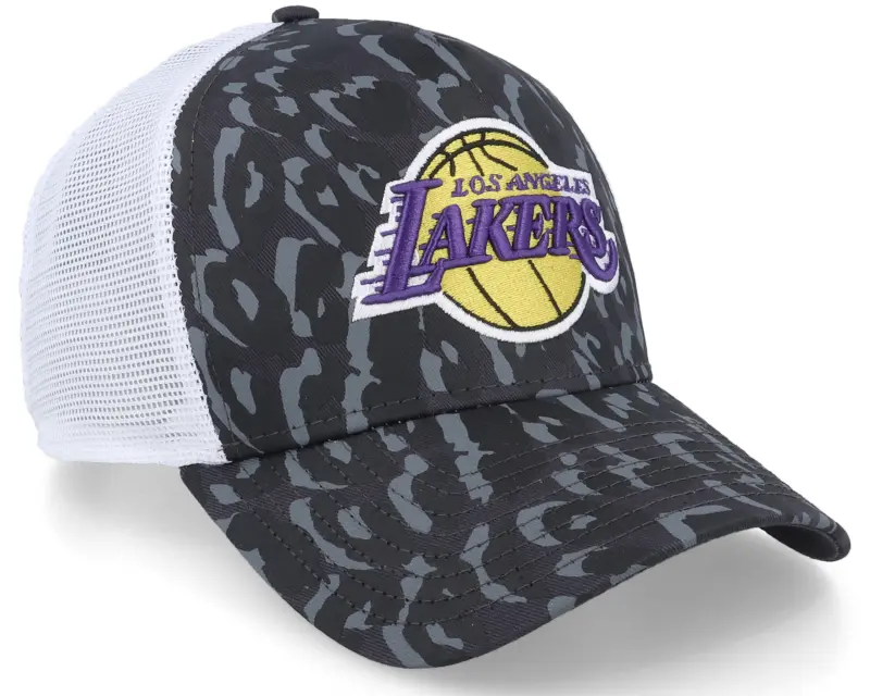 New Era Los Angeles Lakers Seasonal Black Camo Trucker online