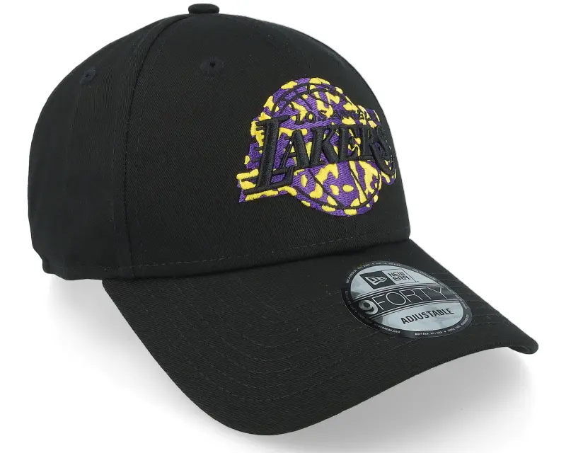 New Era Los Angeles Lakers Seasonal Infill 9FORTY Black Adjustable online