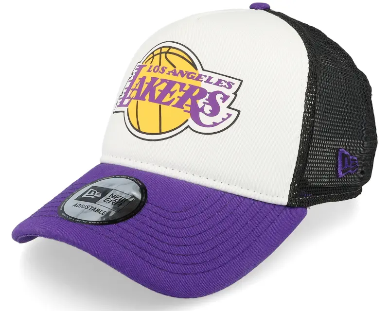 New Era Los Angeles Lakers Team Colour White/Black/Purple Trucker online