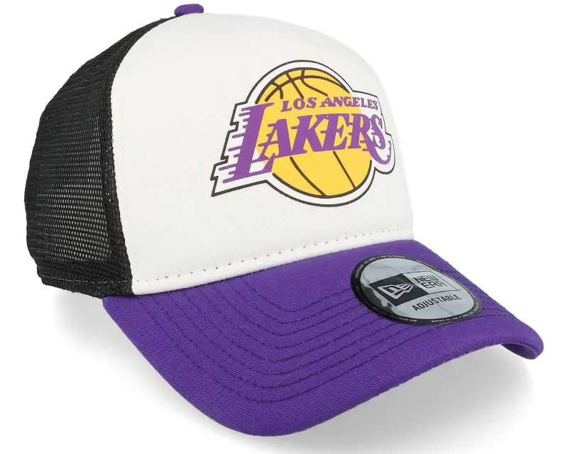 New Era Los Angeles Lakers Team Colour White/Black/Purple Trucker online