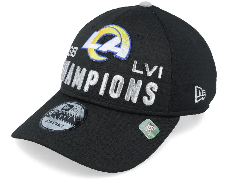 New Era Los Angeles Rams NFL Super Bowl Champions 9FORTY Black Adjustable online