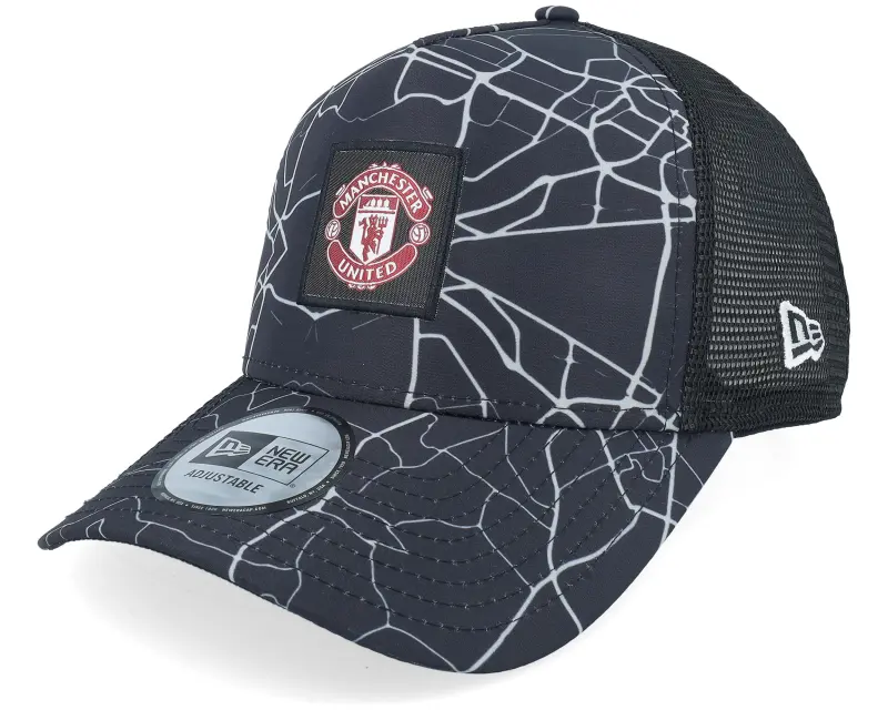New Era Manchester United All Over Print Black A-Frame Trucker online