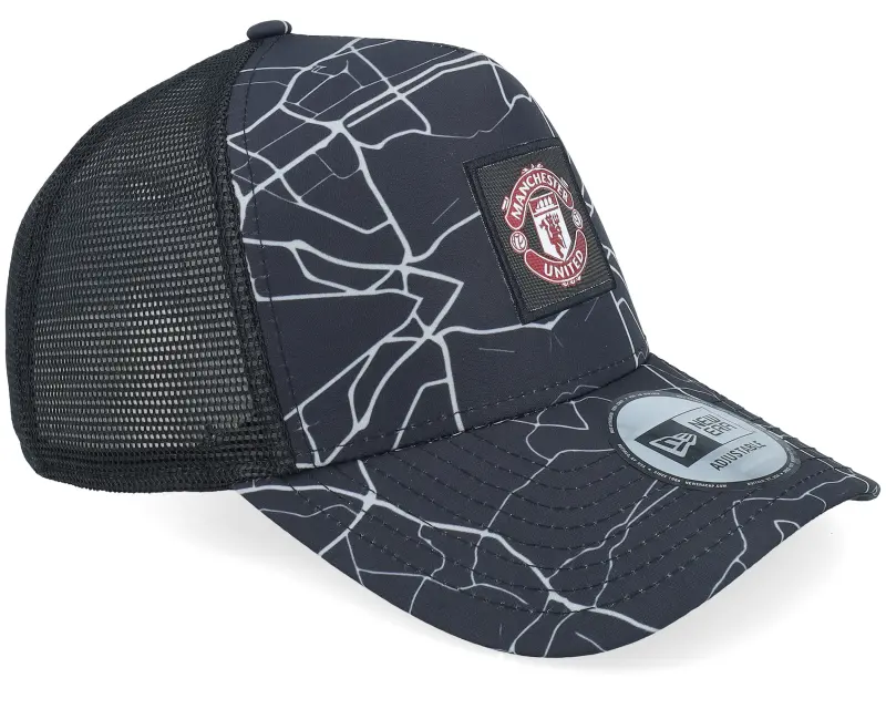 New Era Manchester United All Over Print Black A-Frame Trucker online