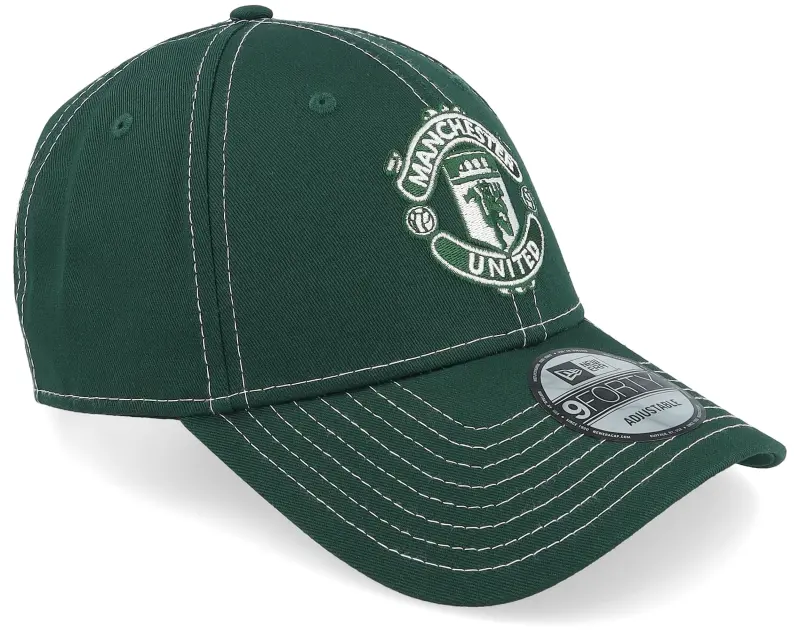 New Era Manchester United Contrast Stitch 9FORTY Dark Green Adjustable online