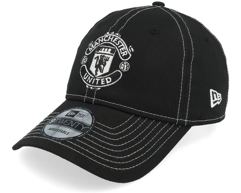 New Era Manchester United Contrast Stitch 9TWENTY Black Dad Cap online