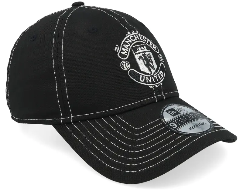 New Era Manchester United Contrast Stitch 9TWENTY Black Dad Cap online
