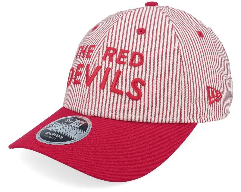 New Era Manchester United Pinstripe 9FORTY Mc Scarlet Adjustable online