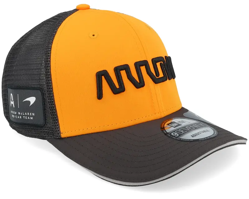 New Era McLaren Arrow Indycar Team 9SEVENTY Papaya/Grey Trucker online